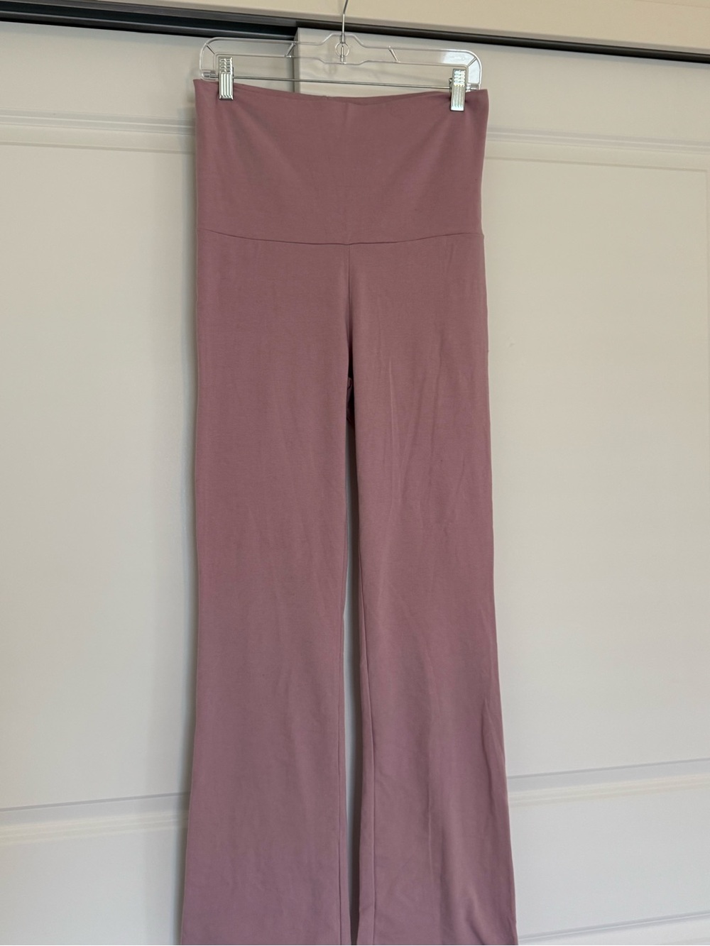 NWOT Skims Dusty Pink Fold Over Lounge Pants size Medium